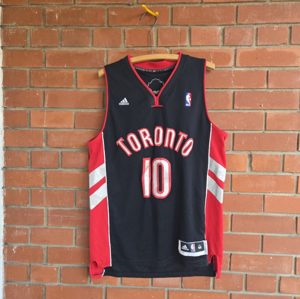 Men's Adidas Authentic NBA Sleeveless Sports Jersey M TORONTO #10 DEROZAN